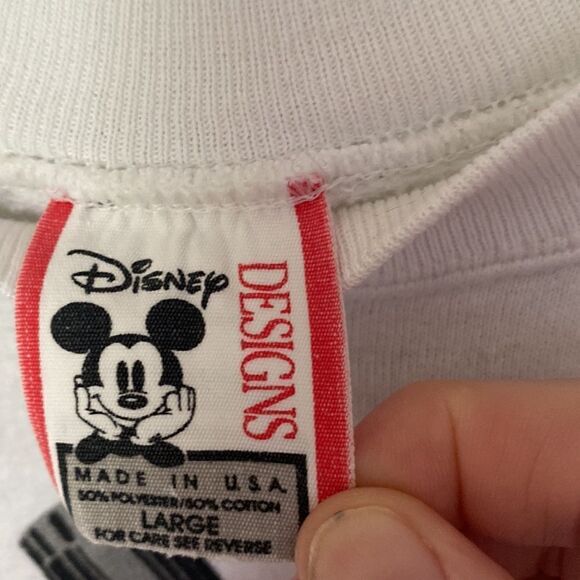 Walt Disney Studios Mickey Mouse Sweatshirt Size L See pics for flaws - Picture 5 of 7